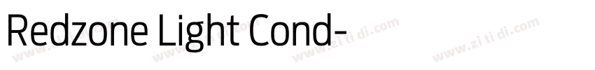Redzone Light Cond字体转换